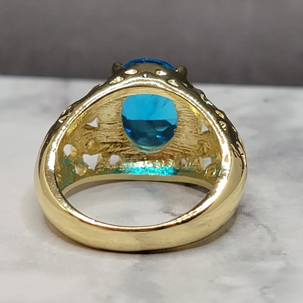 Ring simulated stone